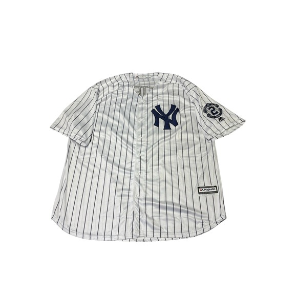 NWT Majestic Derek Jeter #2 New York Yankees Jersey Mens Large Cool
